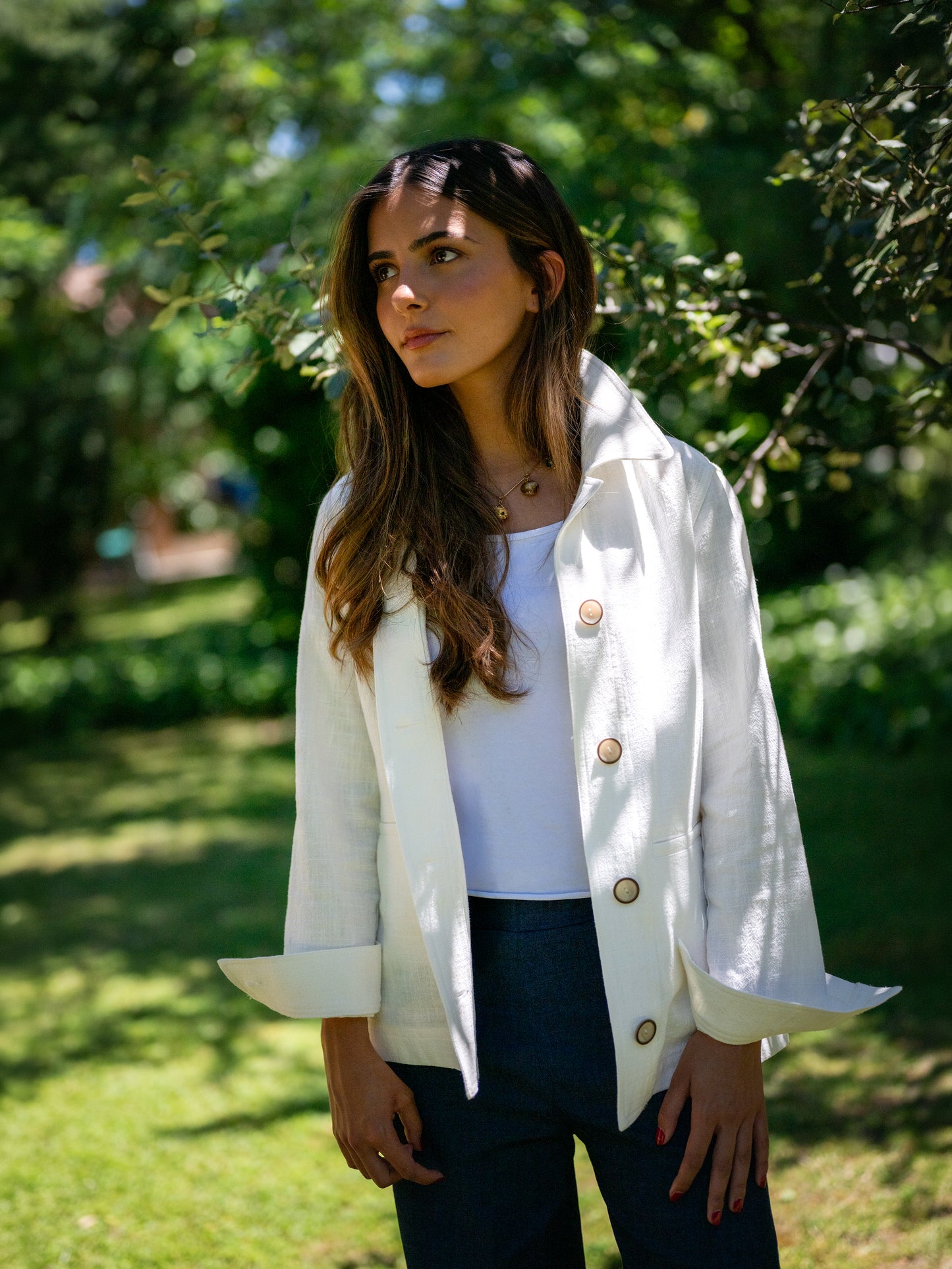 Chaqueta Aria Lino