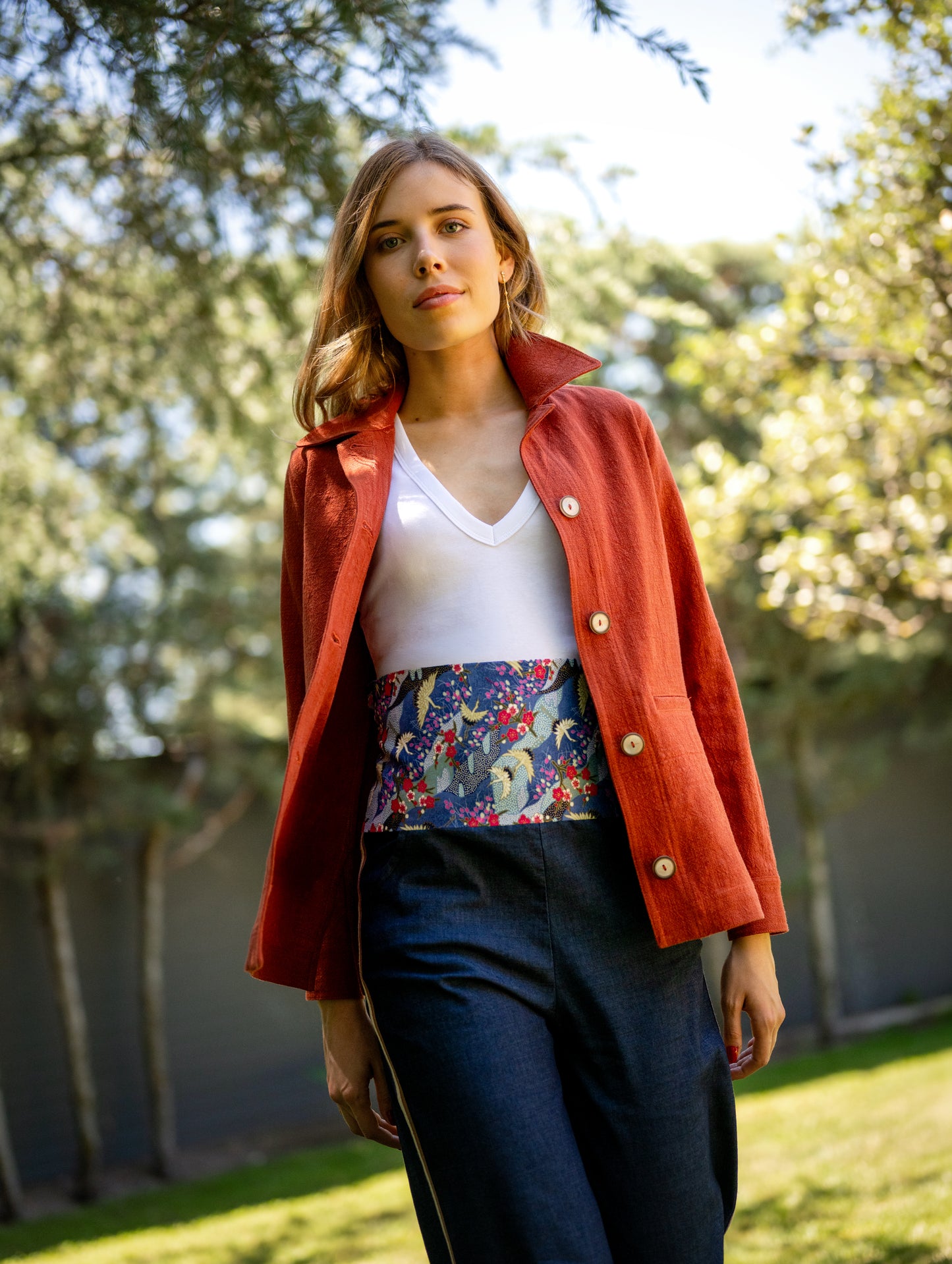Chaqueta Aria Lino