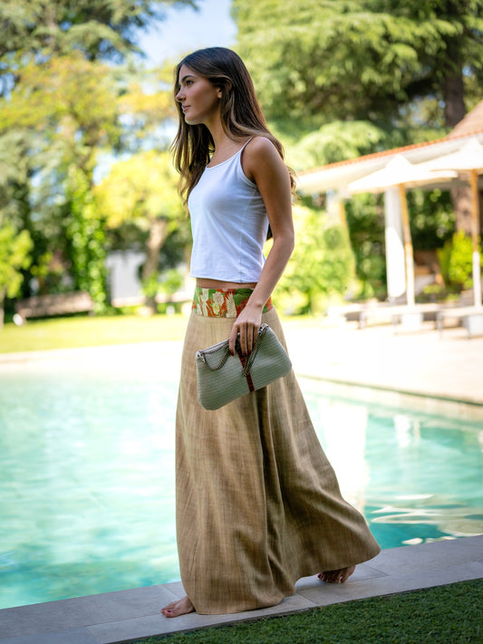 Falda Lino